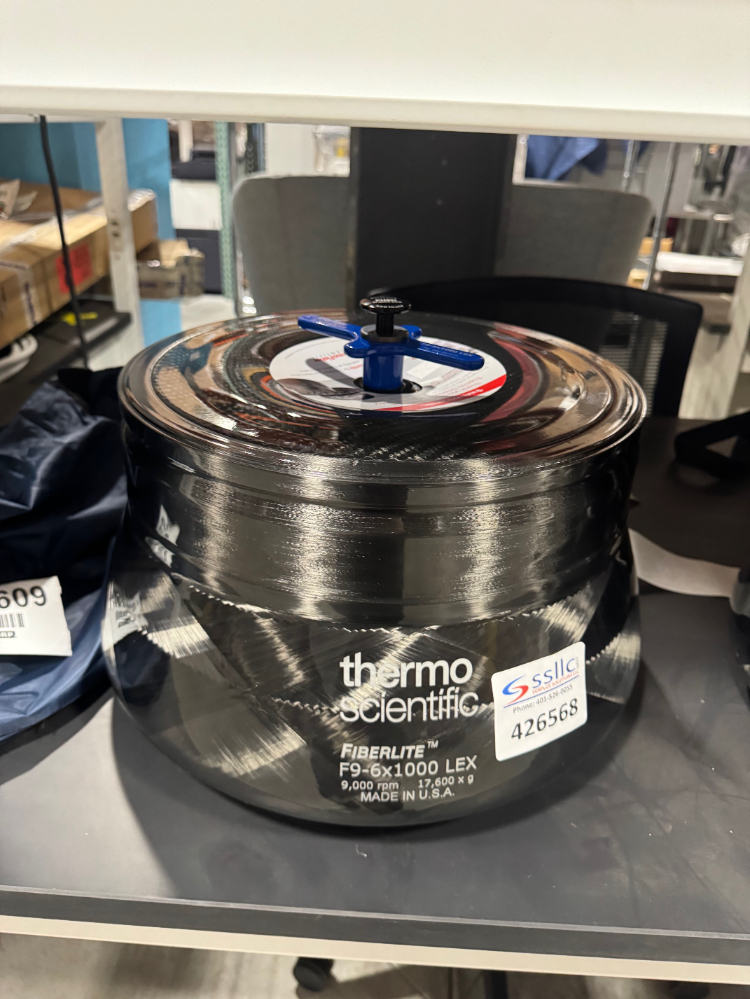 Image of Unused Thermo Fiberlite F9-6x1000 LEX Fixed Angle Rotor